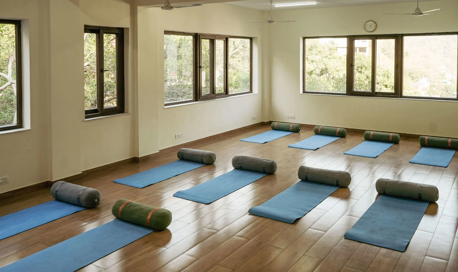 Yoga Hall at Shanti Makaan Rishikesh